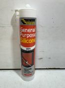 6 x Boxes Of Everbuild White Silicone | 25 Pcs Per Box