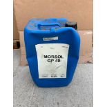 MORSOL GP 40 METAL WORKING FLUID - 20L SEALED