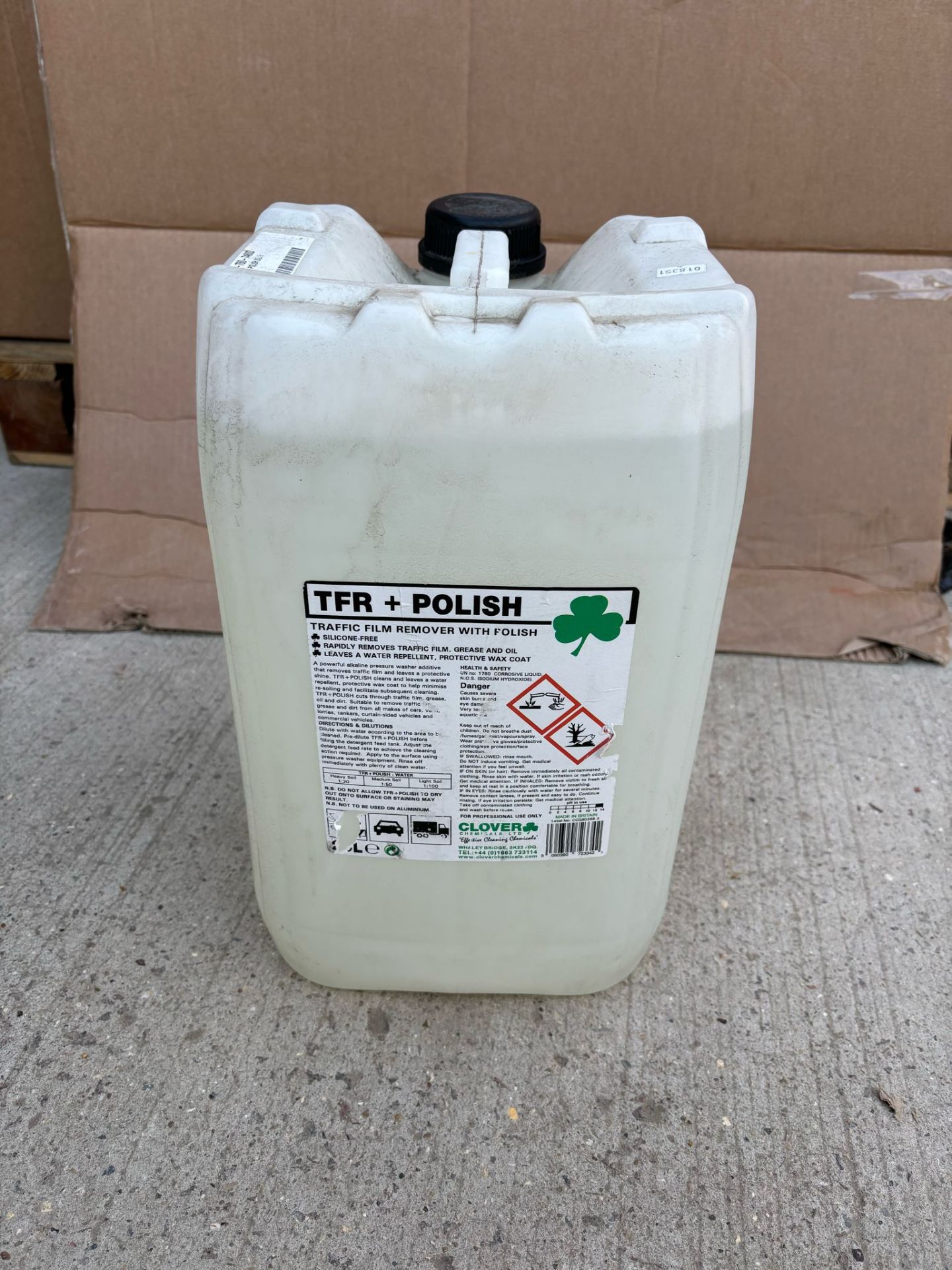 TFR + POLISH TRAFFIC FILM REMOVER - 20L SEALED