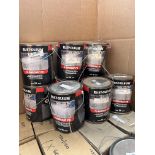 10x RUST-OLEUM FLOOR PAINT FLOORCOAT PU (5L) - 9x TRAFFIC RED RAL 3020, 1x DUSTY GREY RAL 7037