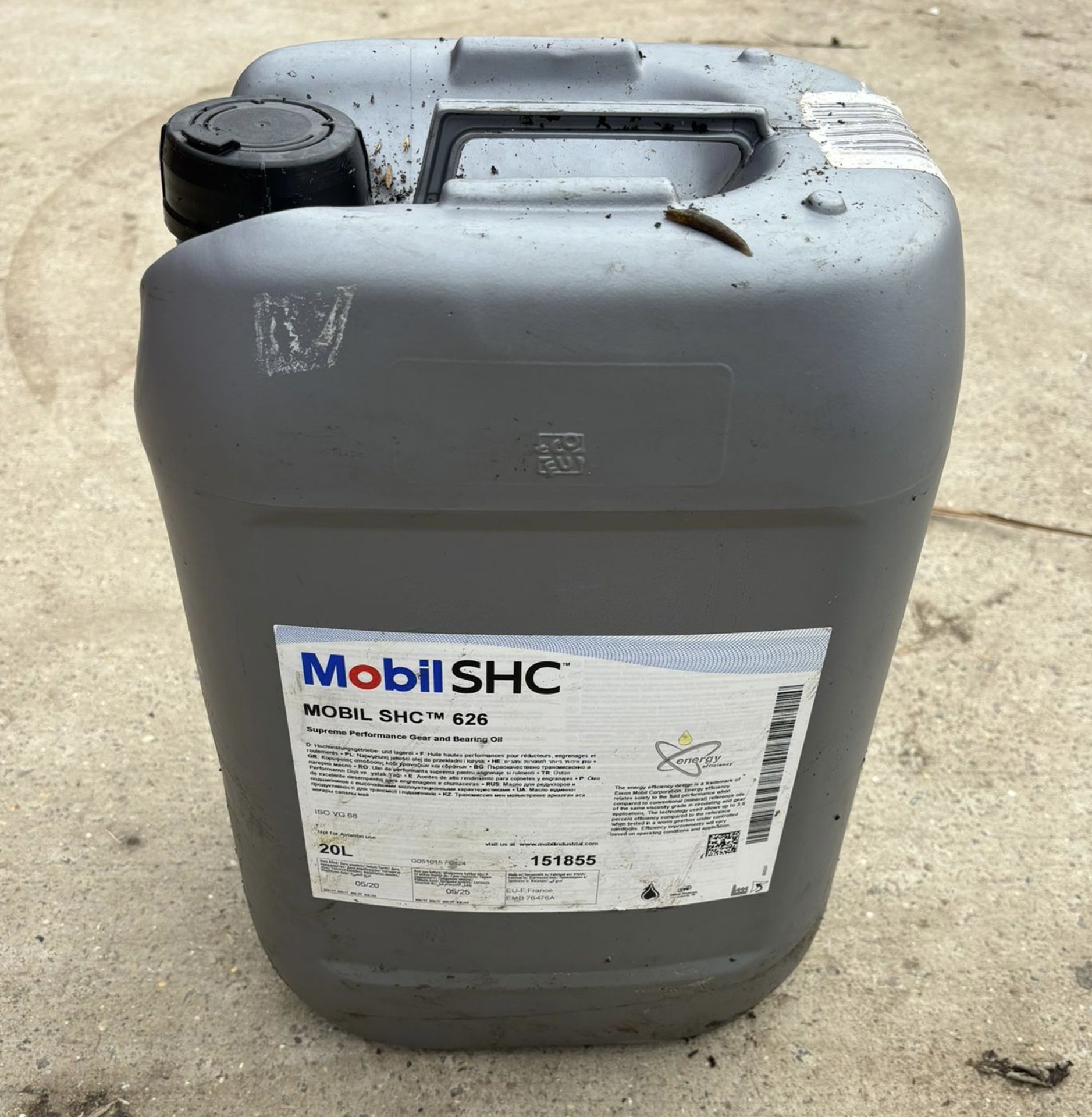 MOBIL SHC 626 SUPREME PERFORMANCE GEAR & BEARING OIL - 20L SEALED