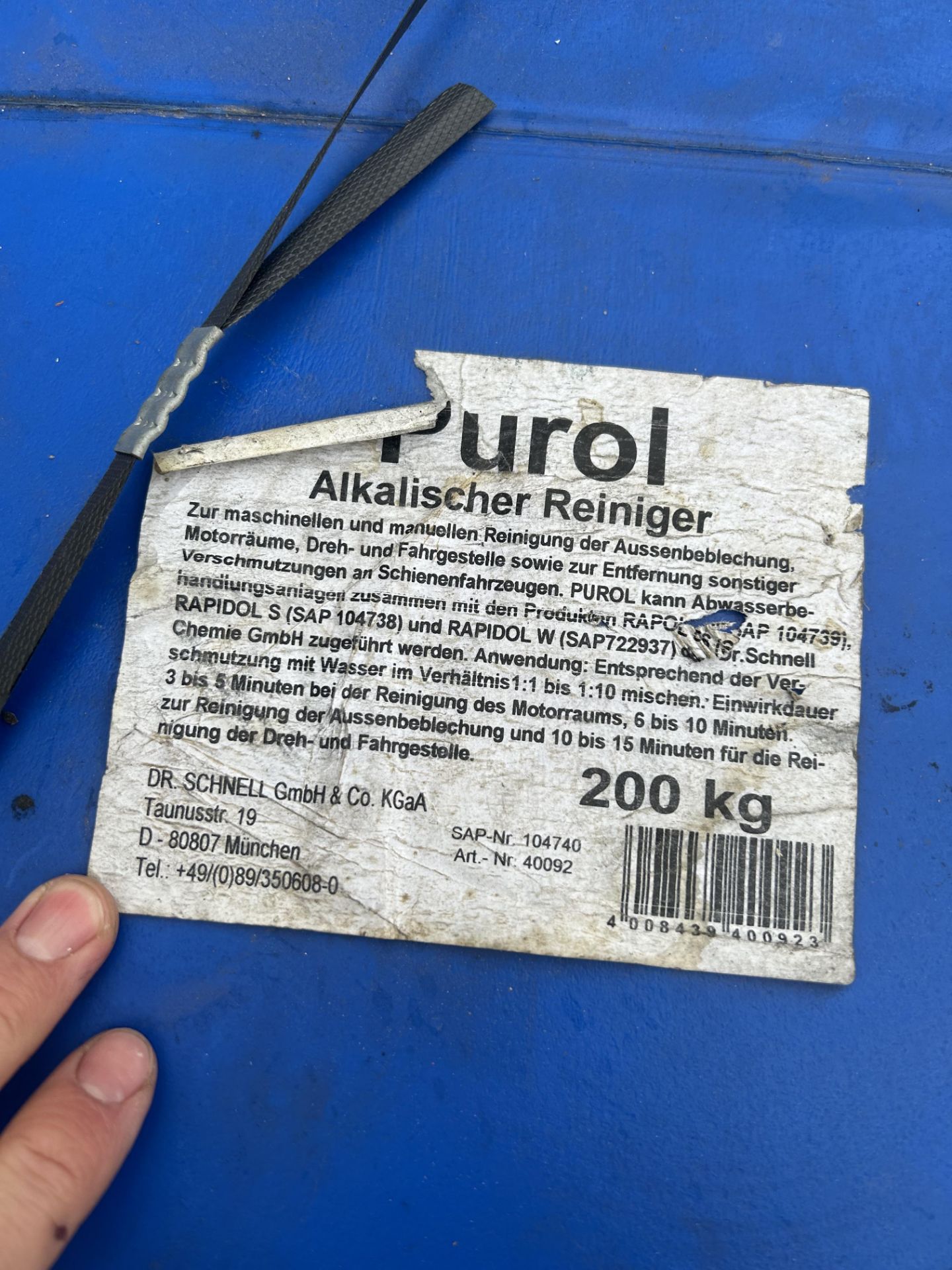 2x PUROL 200kg Alkaline Cleaner Exterior Engine Carriage Machine Manual Clean 200L SEALED - Image 2 of 2