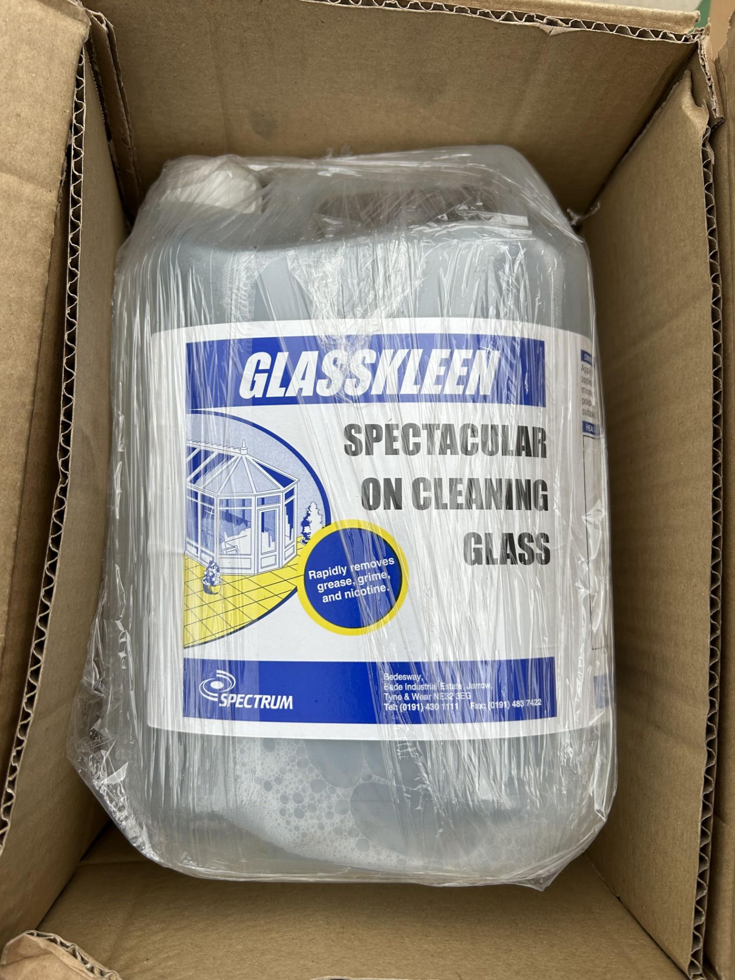 2x SPECTRUM GLASSKLEEN GLASS CLEANER - 5L SEALED