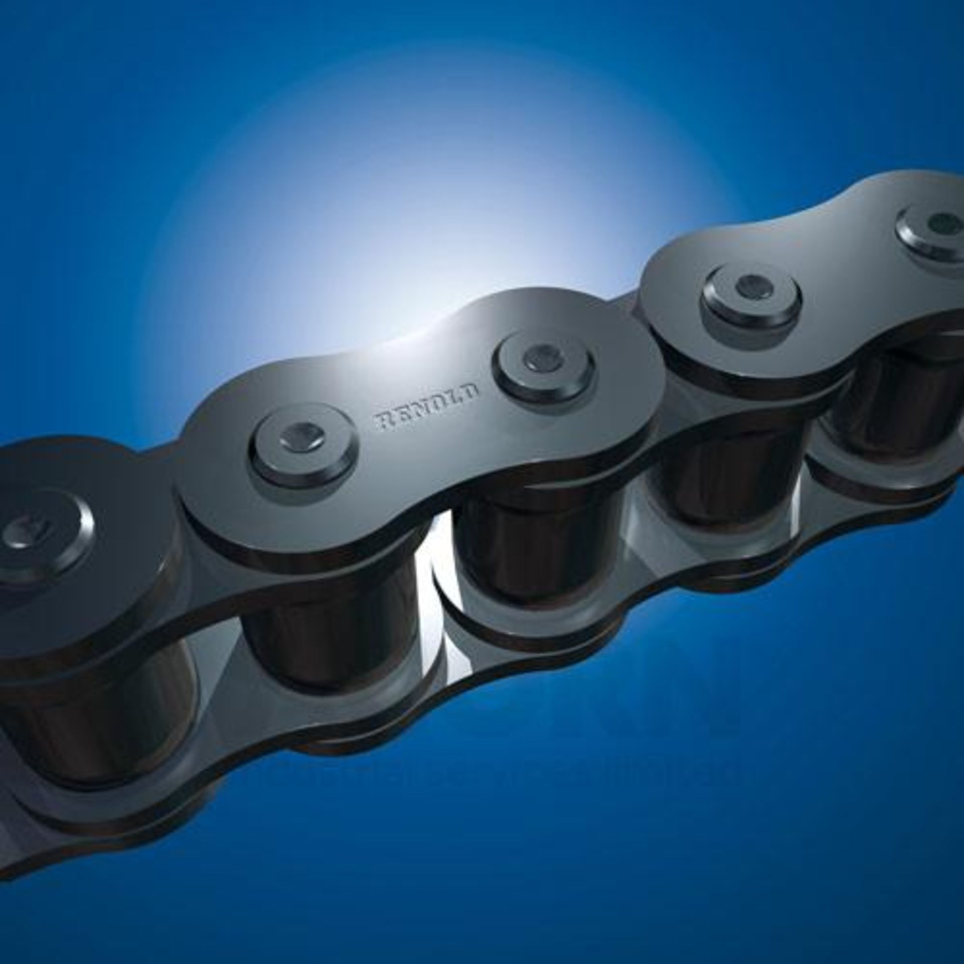 RENOLD BLUE BOX SIMPLEX ROLLER CHAIN - 100A1X10FT SINGLE STRAND - NEW SEALED - RRP £220 - Image 2 of 2