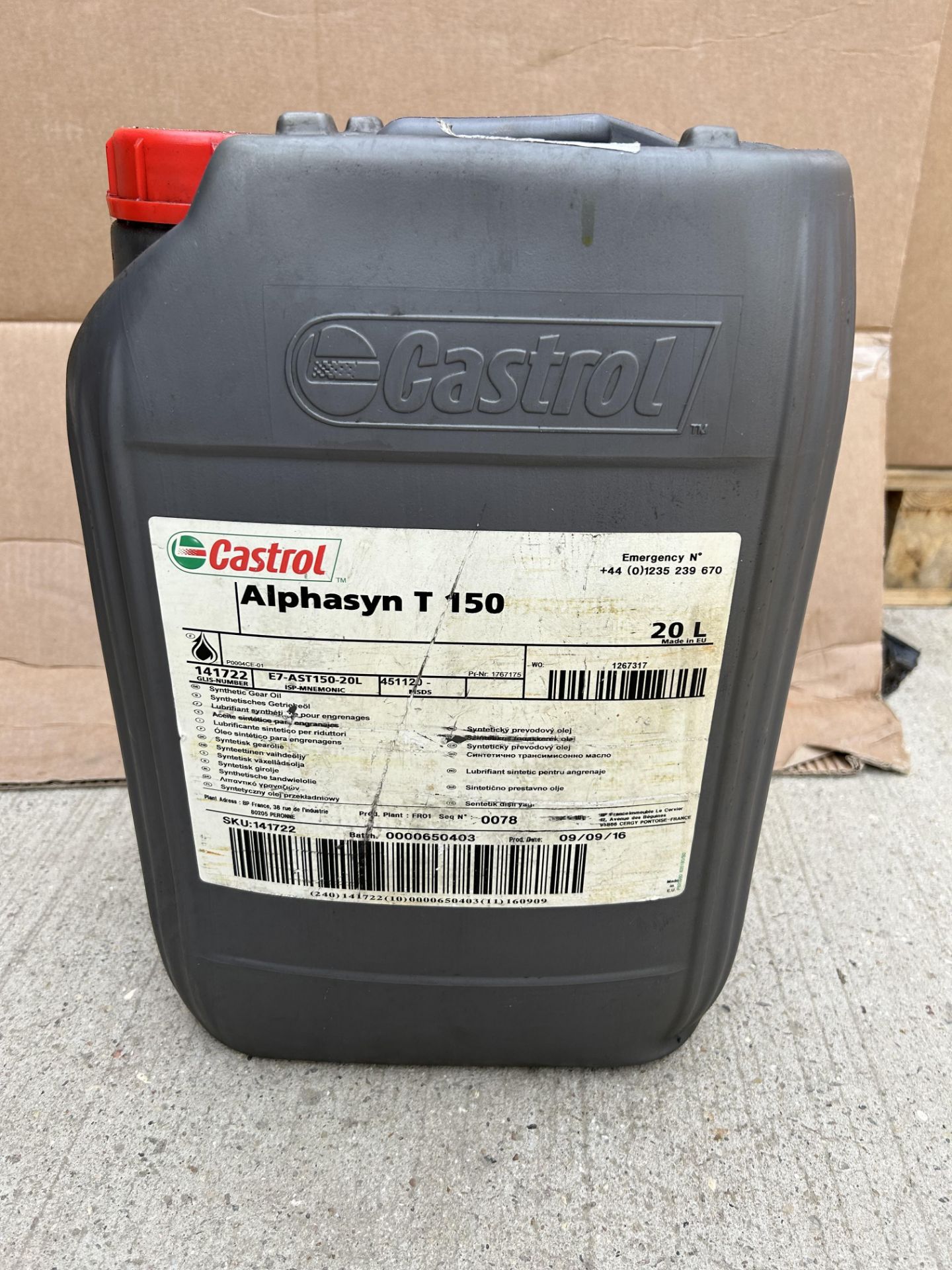 CASTROL ALPHASYN T 150 20L - SYNTHETIC GEAR OIL SEALED