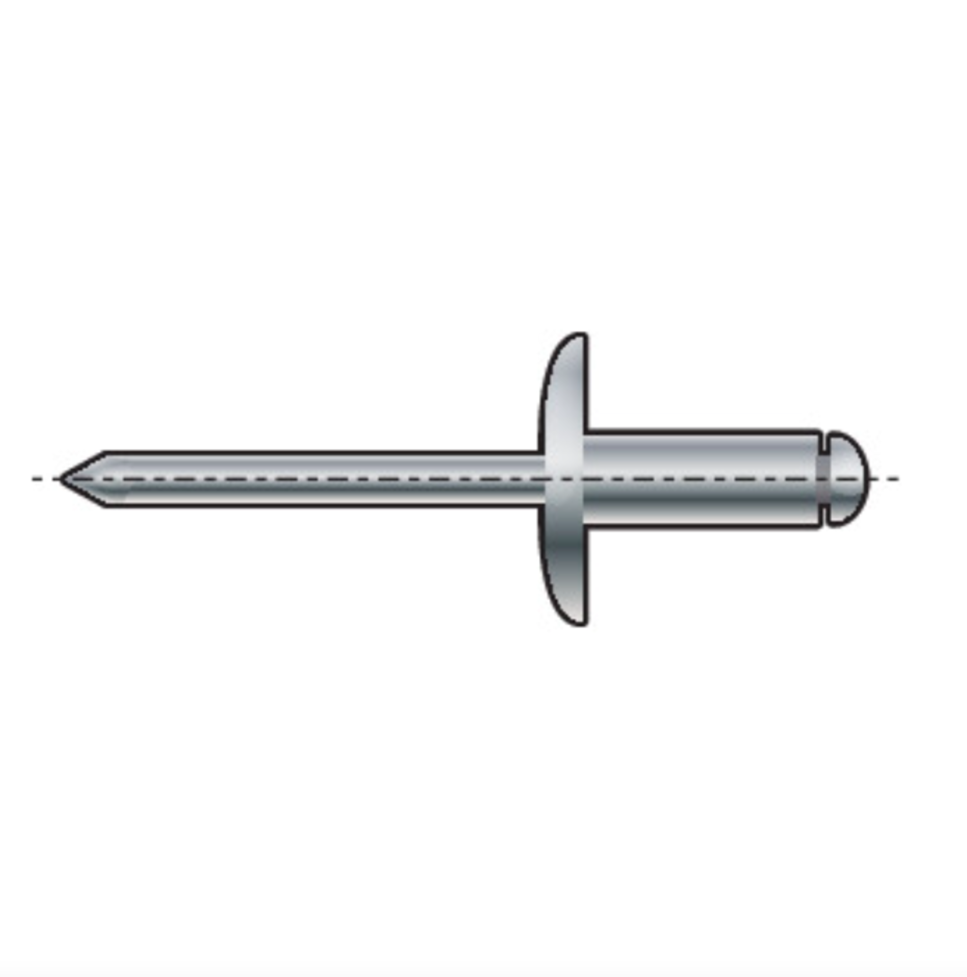 80,000 (4 boxes of 20,000) QUALFAST 2.4 x 6mm ALUMINIUM DOME HEAD RIVETS FASTENERS - NEW SEALED - Image 2 of 2