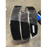 3x VELCRO STANDARD HOOK AND LOOP TEXTILE 50mm x 25m ROLL BLACK TAPE