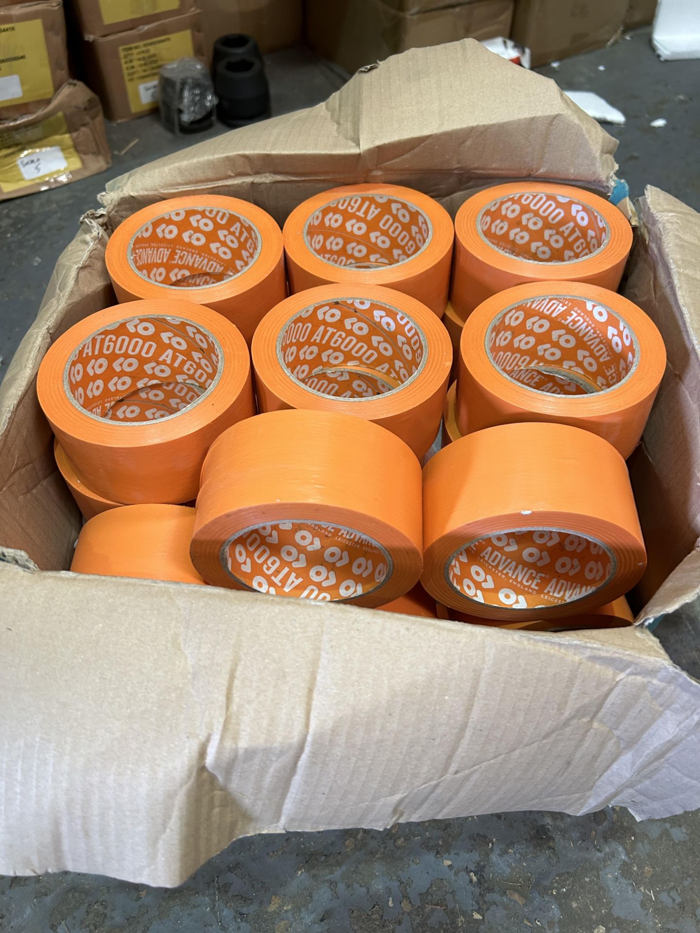 44x ADVANCED TAPES AT6000 PVC BUILDING TAPE 50mm x 33m TAPES RRP £300