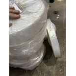 8 ROLLS OF LAYFLAT TUBING CLEAR - 5x 2kg 2" 250 GAUGE REEL, 2x 1" 250gauge