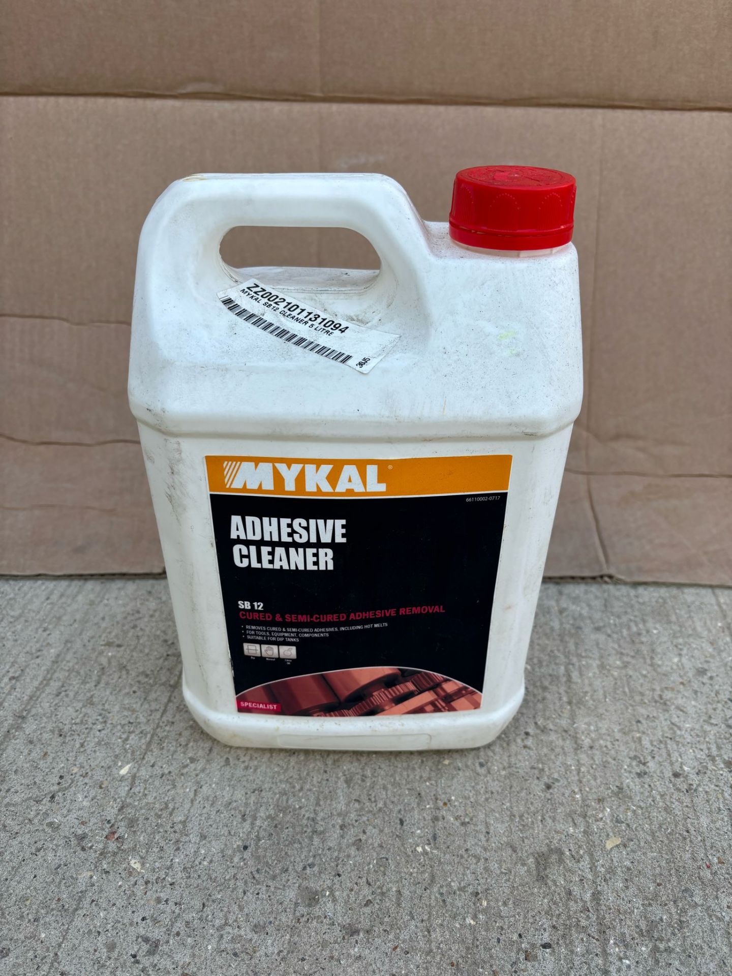 2x MYKAL ADHESIVE CLEANER SB 12 CURED & SEMI-CURED REMOVAL - 5L SEALED