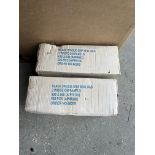 2 BOXES OF BLACK OPAQUE GRIP SEAL BAGS PACKAGING WITH 3 WRITE ON PANELS (EACH BOX CONTAINS 500)