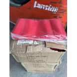 3 BOXES OF RED SELF SEAL PLAIN 6" x 9" PACKAGING POLY BAGS (EACH BOX CONTAINS 1000)