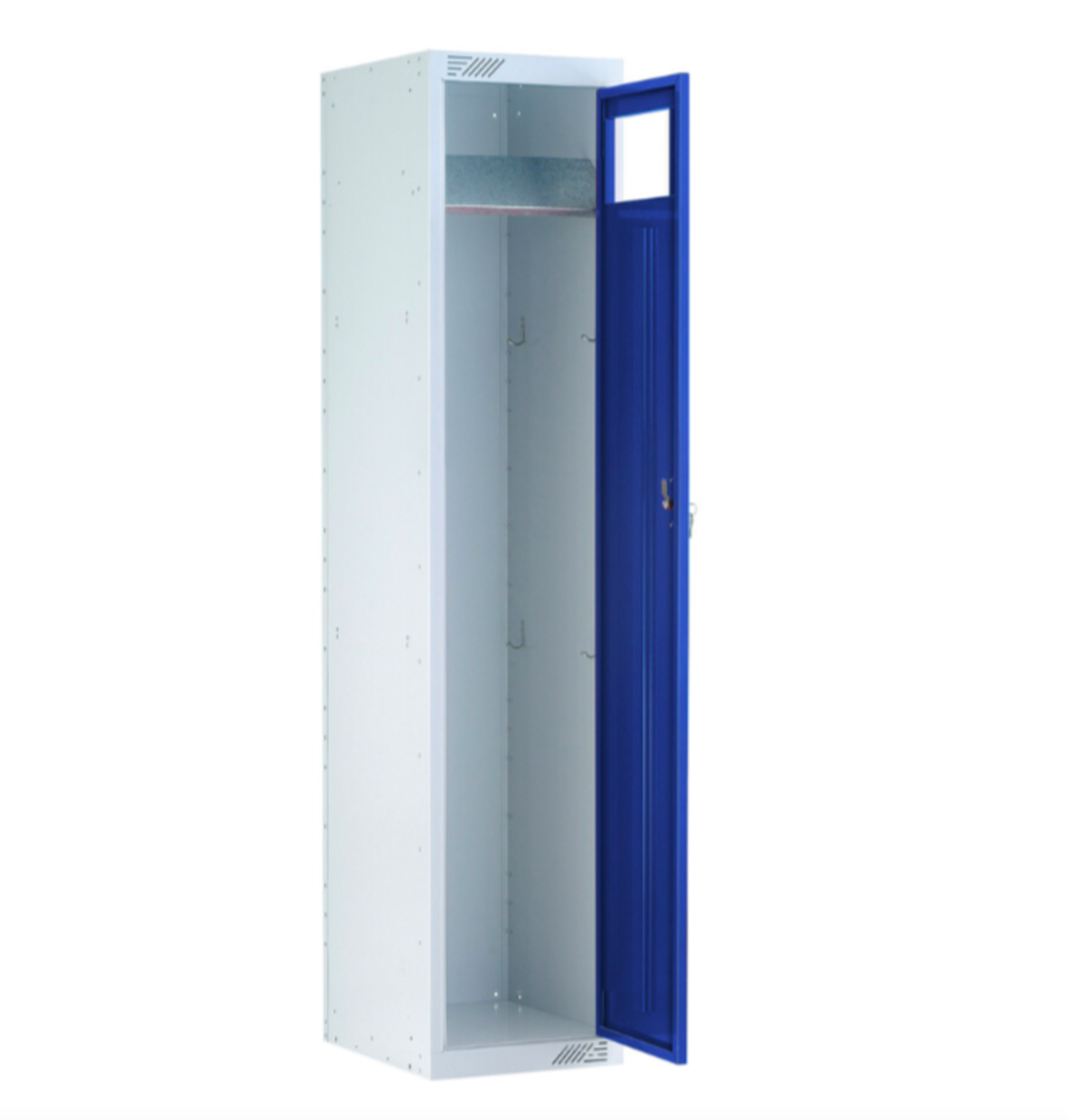 2x MATLOCK GARMENT COLLECTION WORKPLACE LOCKERS - BLUE - 1800x450x450mm BRAND NEW