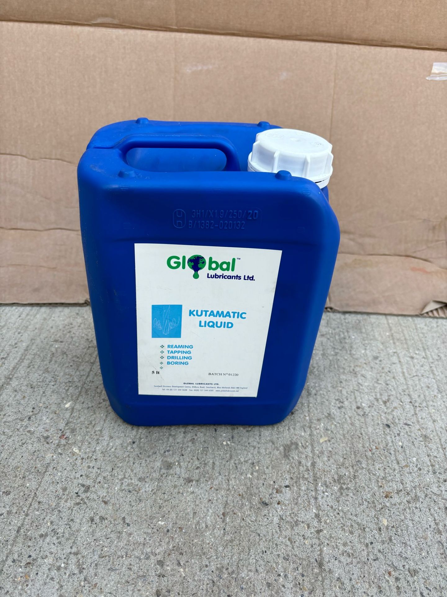 GLOBAL LUBRICANTS KUTAMATIC LIQUID FOR REAMING TAPPING DRILLING BORING - 5L SEALED