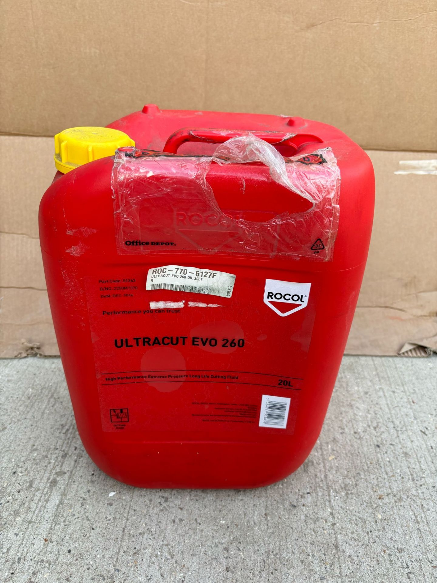 ROCOL ULTRACUT EVO 260 HIGH PERFORMANCE OIL - 20L SEALED