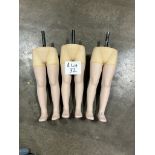 3x ARTICULATED WOODEN TRADITIONAL MANNEQUINS RETAIL SHOP DISPLAY CHILD STANDING TAILORS DUMMIES