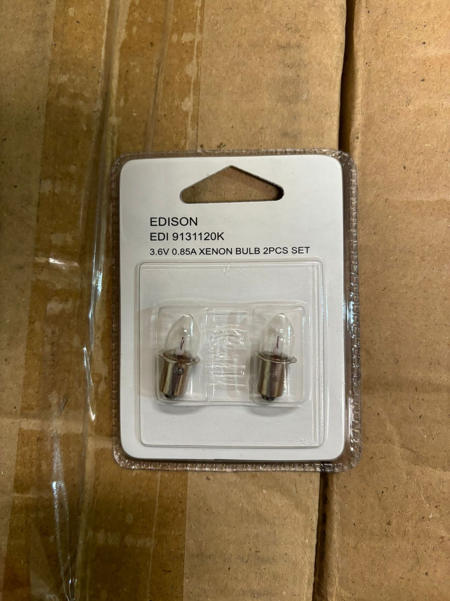 500x Edison EDI9311120K 3.6v 0.85A xenon light bulb 2pcs set