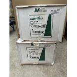 2x BOXES OF NORTHWOOD ESSENTIALS HV136GR 1PLY GREEN V-FOLD HAND TOWEL (Each box contains x3600) NEW