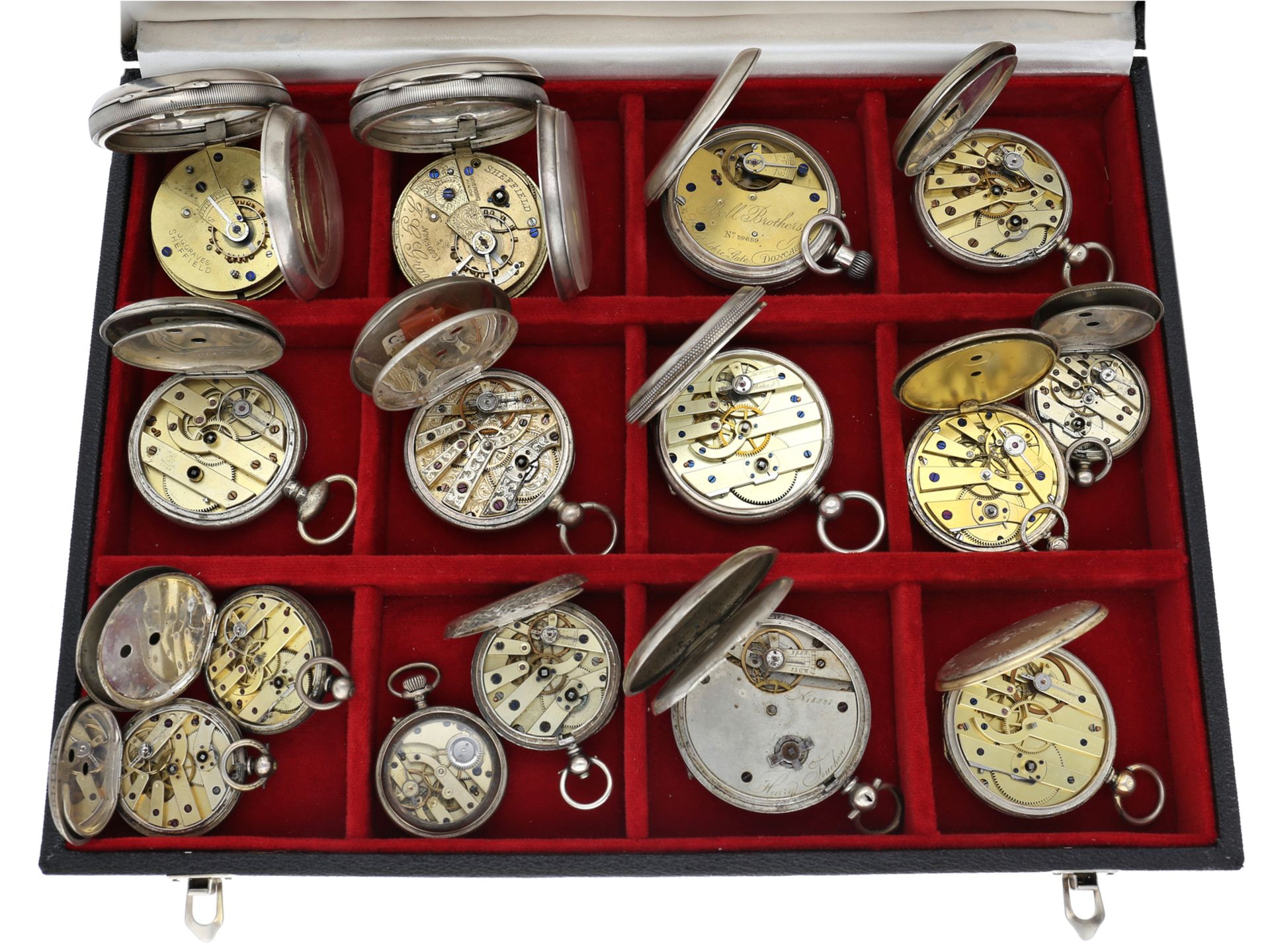 Interessantes Sammlung unterschiedlicher Taschenuhren, England, Frankreich, Schweiz - Image 4 of 6