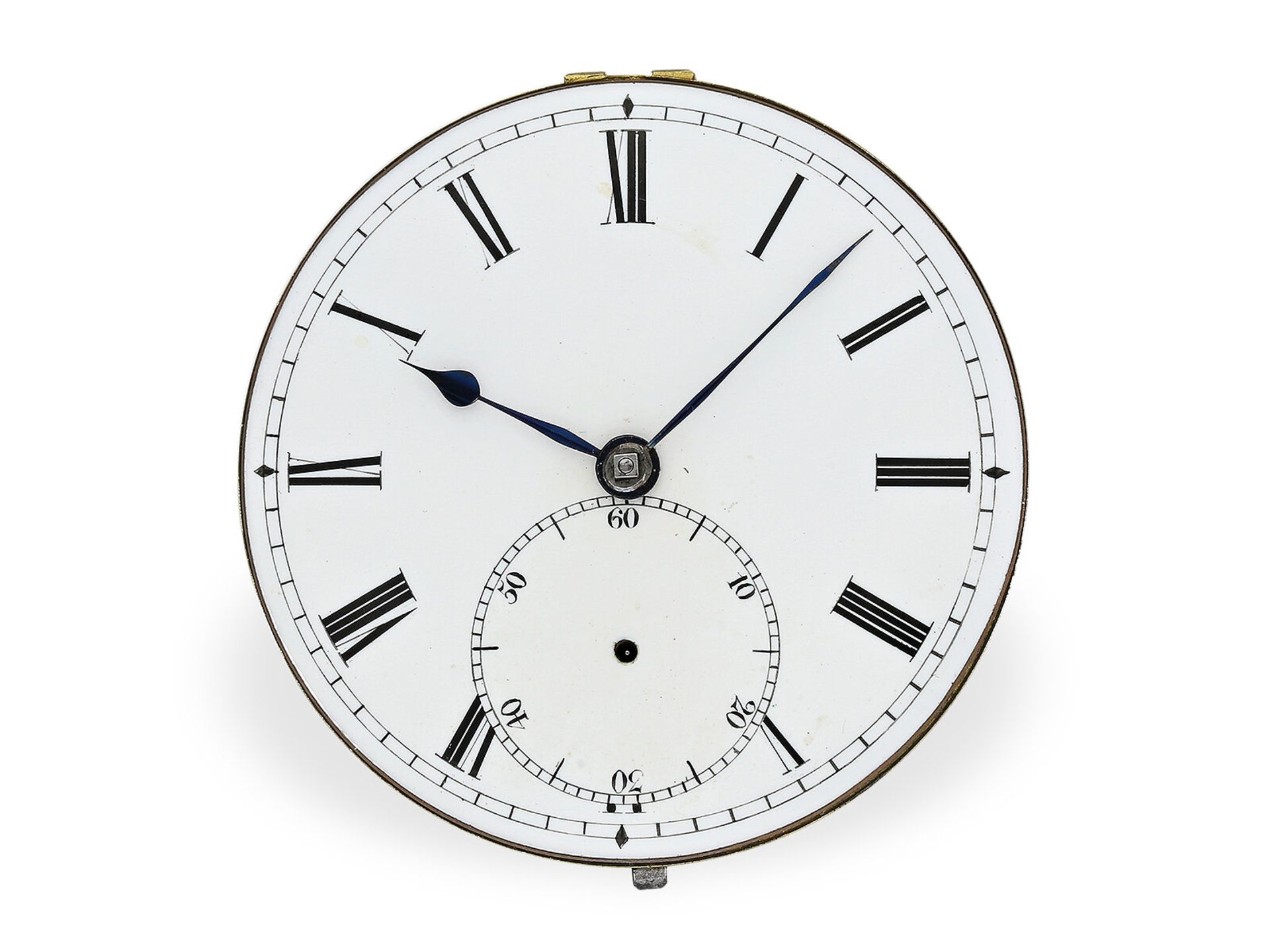 Taschenuhr: feines Chronometerwerk mit Federchronometer-Hemmung, James Whitelaw Edinburgh, ca. 1820 - Bild 2 aus 3