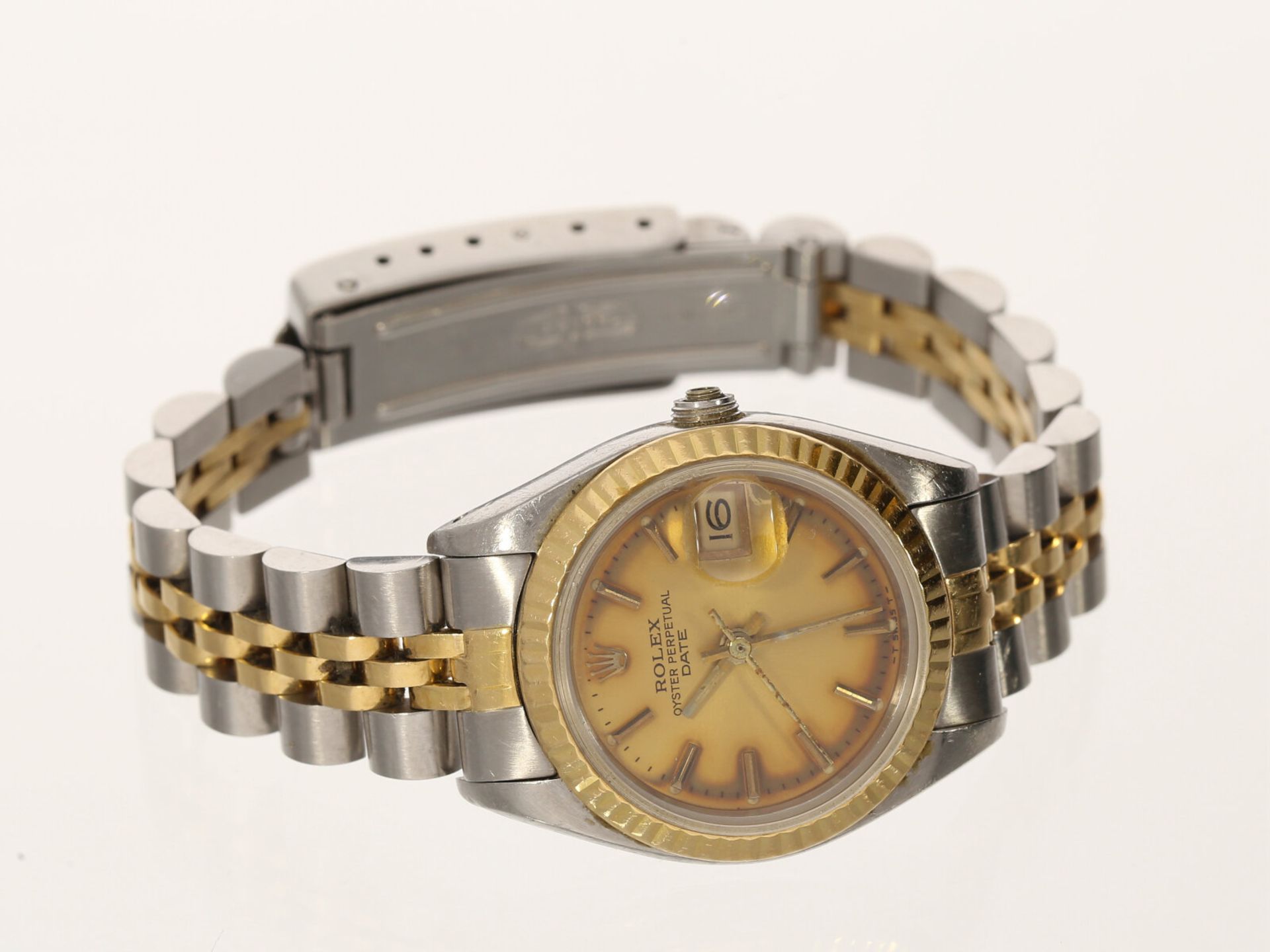 Armbanduhr: Vintage Rolex Oyster Perpetual "Date" Stahl/Gold, Referenz 6917, von 1982 - Image 2 of 3