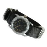 Seltene, große militärische Armbanduhr der Marke "RAY", Fliegeruhr 30er Jahre