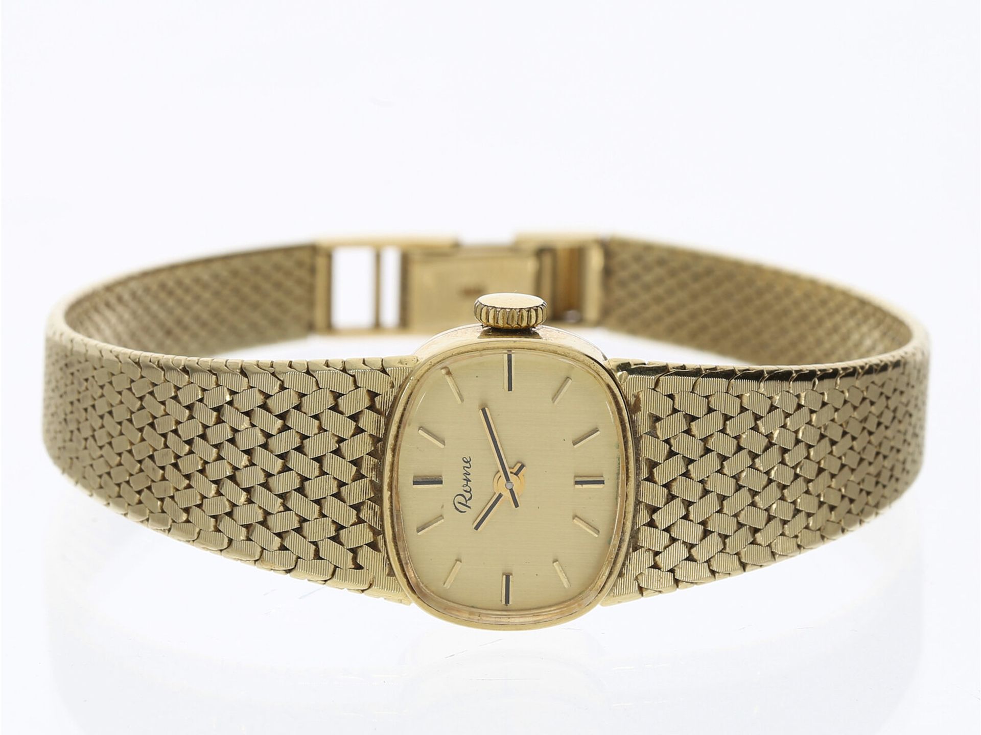 Armbanduhr: vintage Damenuhr in 14K Gold, ca. 1970