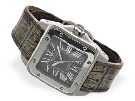 Armbanduhr: Cartier Santos 100 LM, Kings Road Limited Edition 100 years, Summer Edition 2500