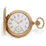 Taschenuhr: große und schwere A. Lange & Söhne Goldsavonnette mit Viertelstundenrepetition,