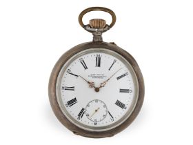 Taschenuhr: außergewöhnlich großes deutsches Ankerchronometer, Couleru-Meuri/Henri Brandt No.