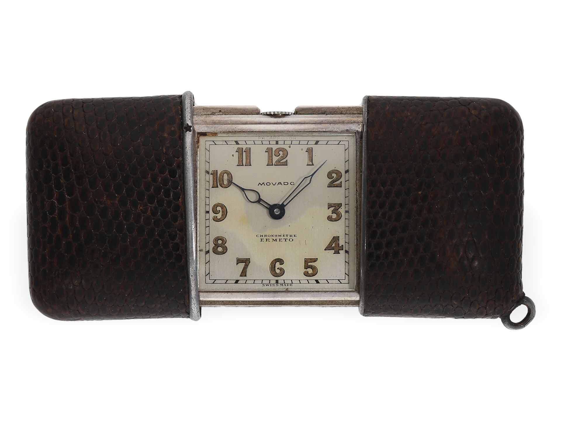 Pocket watch/travel watch: 4 Movado "CHRONOMETRE ERMETO", ca. 1950-60 - Image 5 of 8