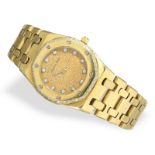 Wristwatch: very rare vintage AP Royal Oak Lady with diamond setting, papers from 1982