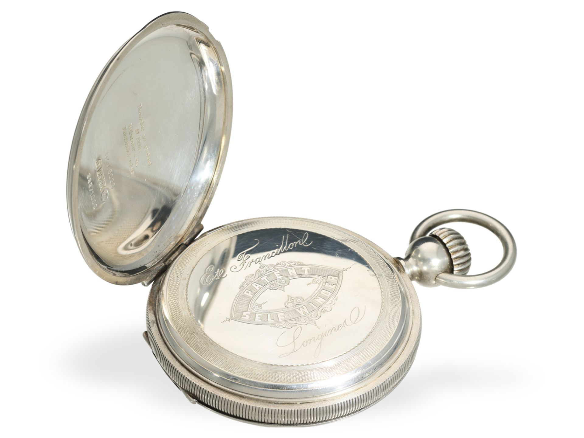 Pocket watch: rare, limited Longines Ernest Francillon 125th "1867" Ref. 840.8022, 399/1000 - Image 6 of 7