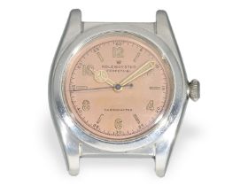 Armbanduhr: sehr seltenes Rolex Bubble Back Chronometer "Pink Dial", Ref. 2940, ca.1942: Ca. Ø 32mm,