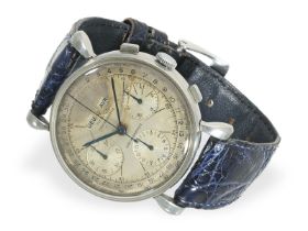 Armbanduhr: Rolex-Rarität, sog. "Jean- Claude Killy" Dato-Compax Ref.4768, ca. 1948: Ca. Ø35mm,