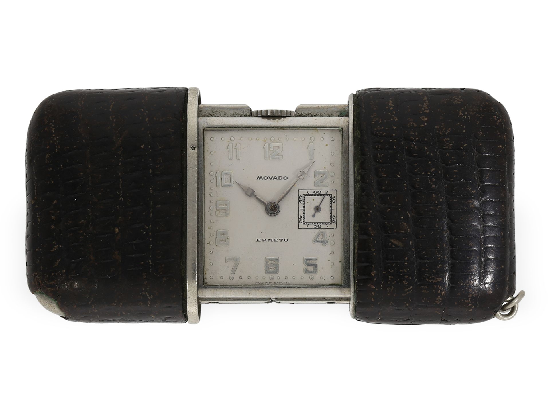 Pocket watch/travel watch: 4 Movado "CHRONOMETRE ERMETO", ca. 1950-60 - Image 3 of 8