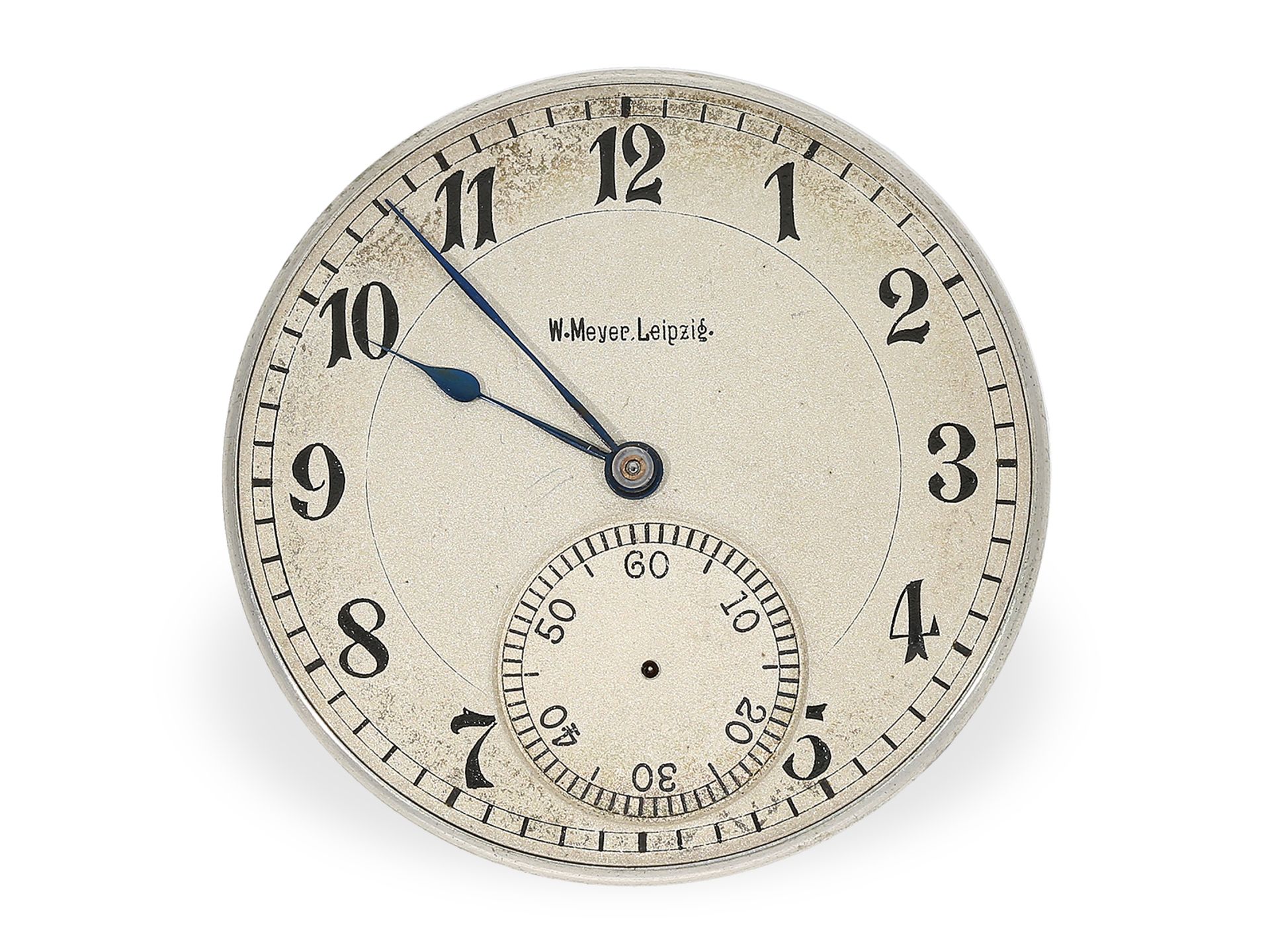 Taschenuhr: äußerst seltenes Chronometerwerk, vermutlich Schuluhr, möglicherweise Glashütte, um