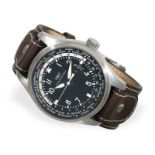 Wristwatch: IWC steel pilot's watch Worldtime GMT, REF. IW326201