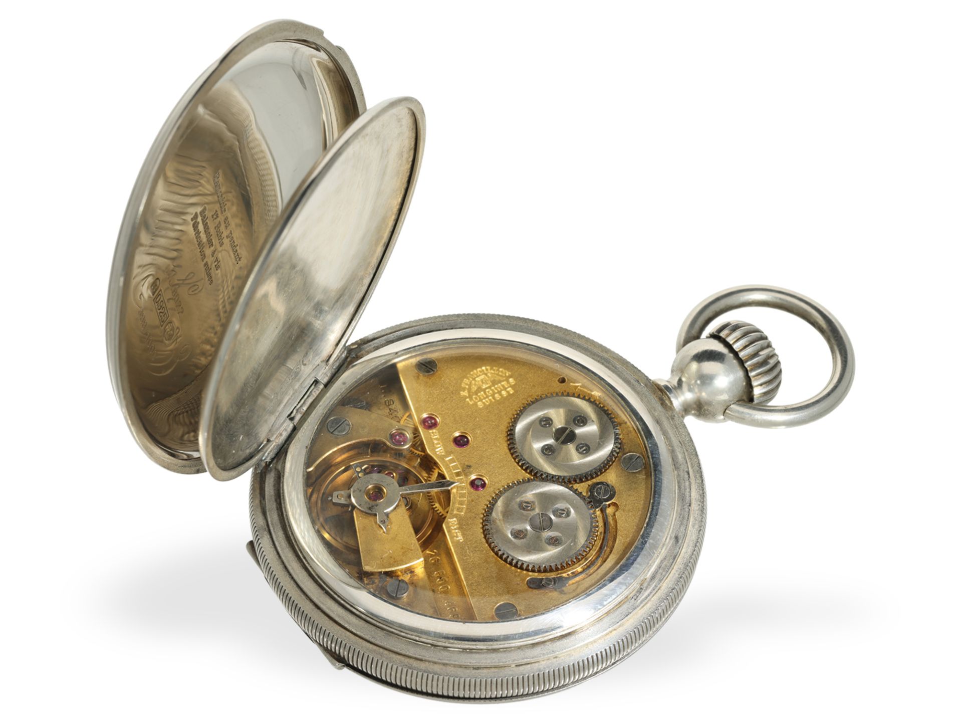 Pocket watch: rare, limited Longines Ernest Francillon 125th "1867" Ref. 840.8022, 399/1000 - Image 5 of 7