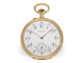 Taschenuhr: qualitätsvolles französisches Ankerchronometer, Rodanet Paris No. 16829, ca. 1914: Ca. Ø