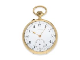 Taschenuhr: hochfeines französisches Ankerchronometer, L. Leroy Paris No. 68161/9307, ca. 1900: