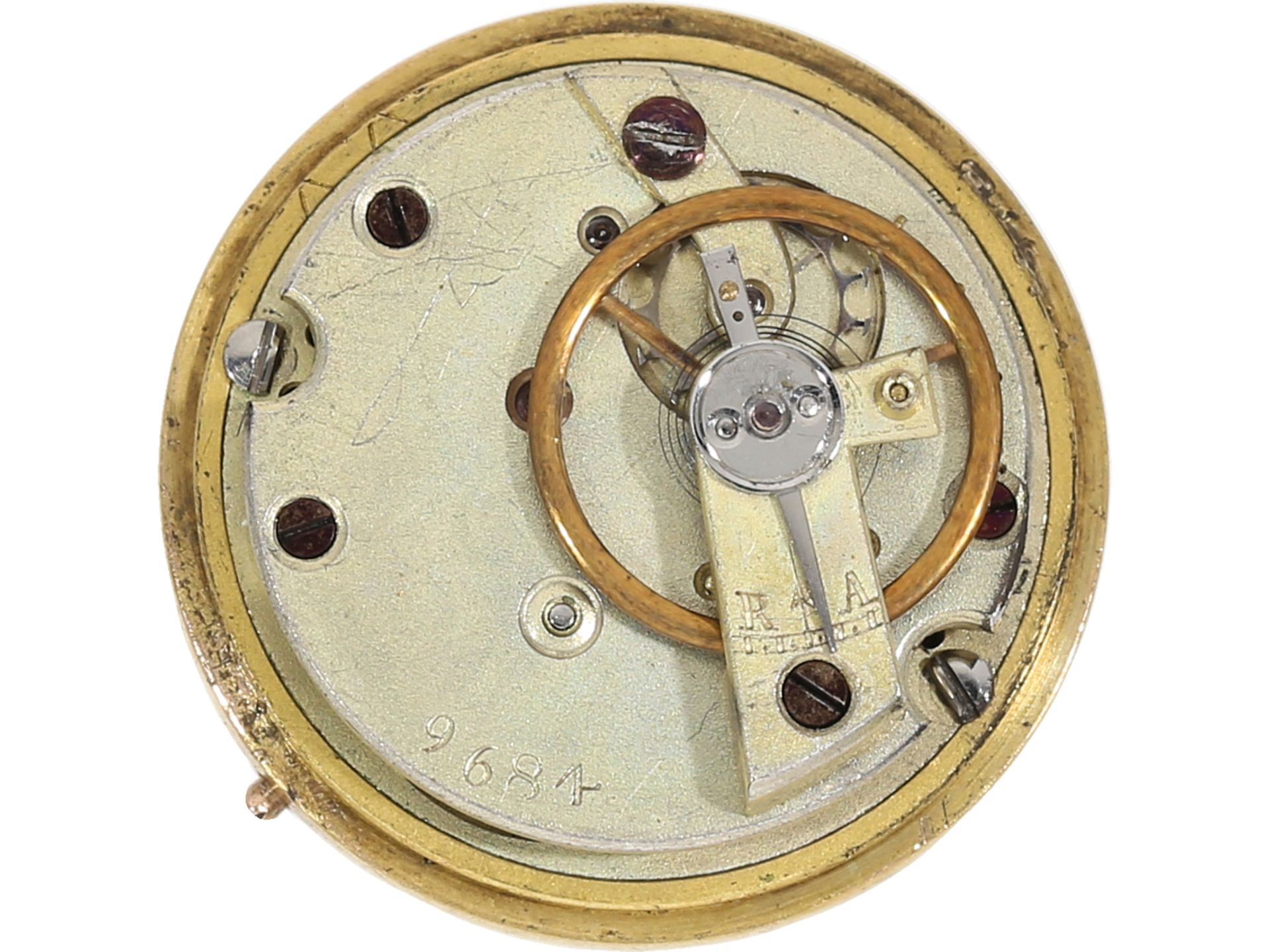 Anhängeuhr: "Boule de Geneve" in sehr seltener Qualität mit Diamantbesatz, 1860: Ca. Ø21,5mm, ca. - Bild 4 aus 4