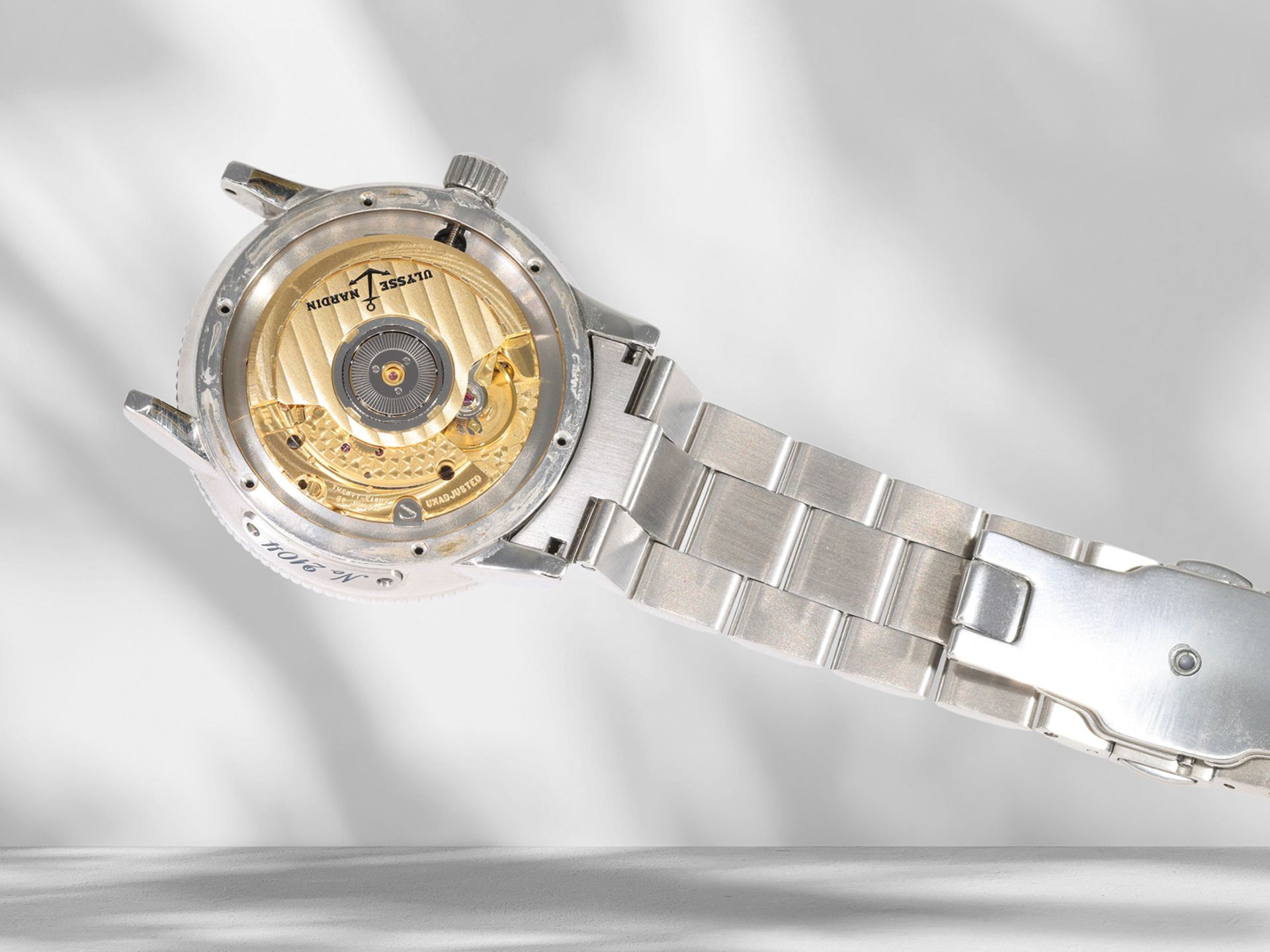Wristwatch: Ulysse Nardin marine chronometer "1846" with original box and warranty card/accompanying - Image 3 of 9