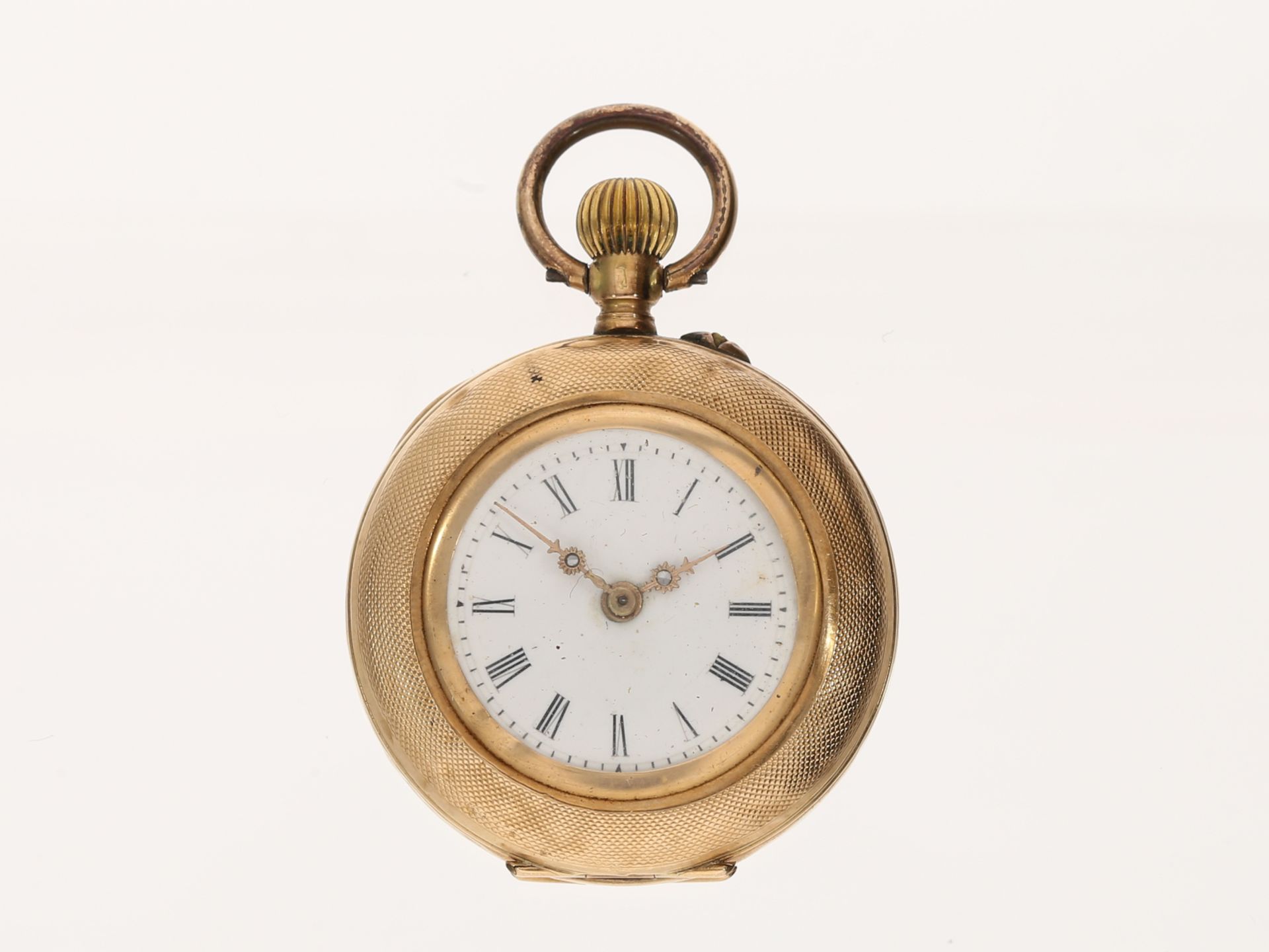 Taschenuhr: goldene Damenuhr um 1900