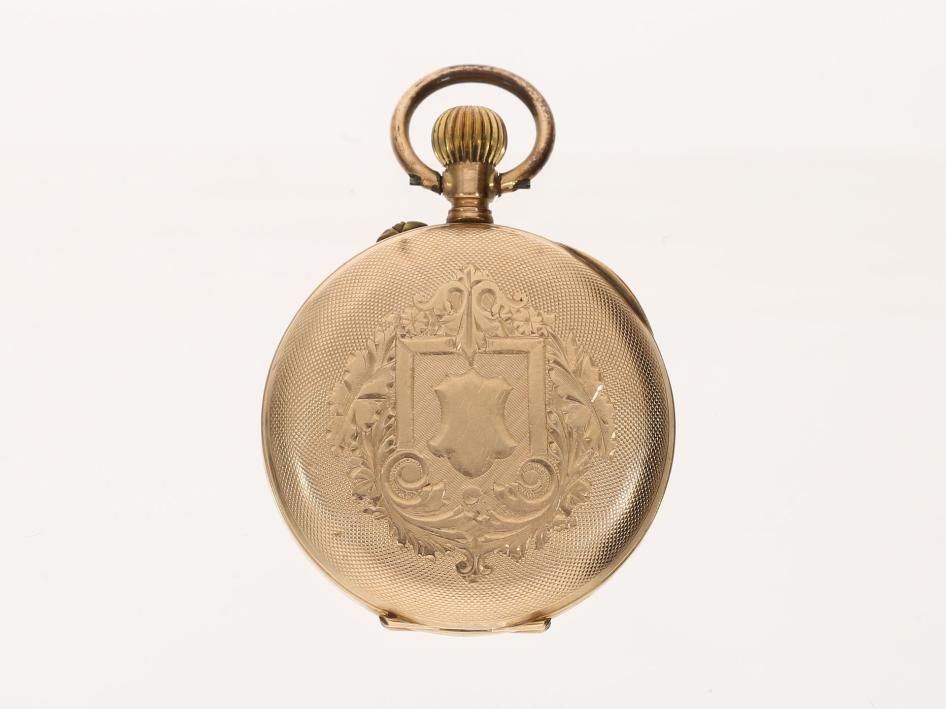Taschenuhr: goldene Damenuhr um 1900 - Image 2 of 3