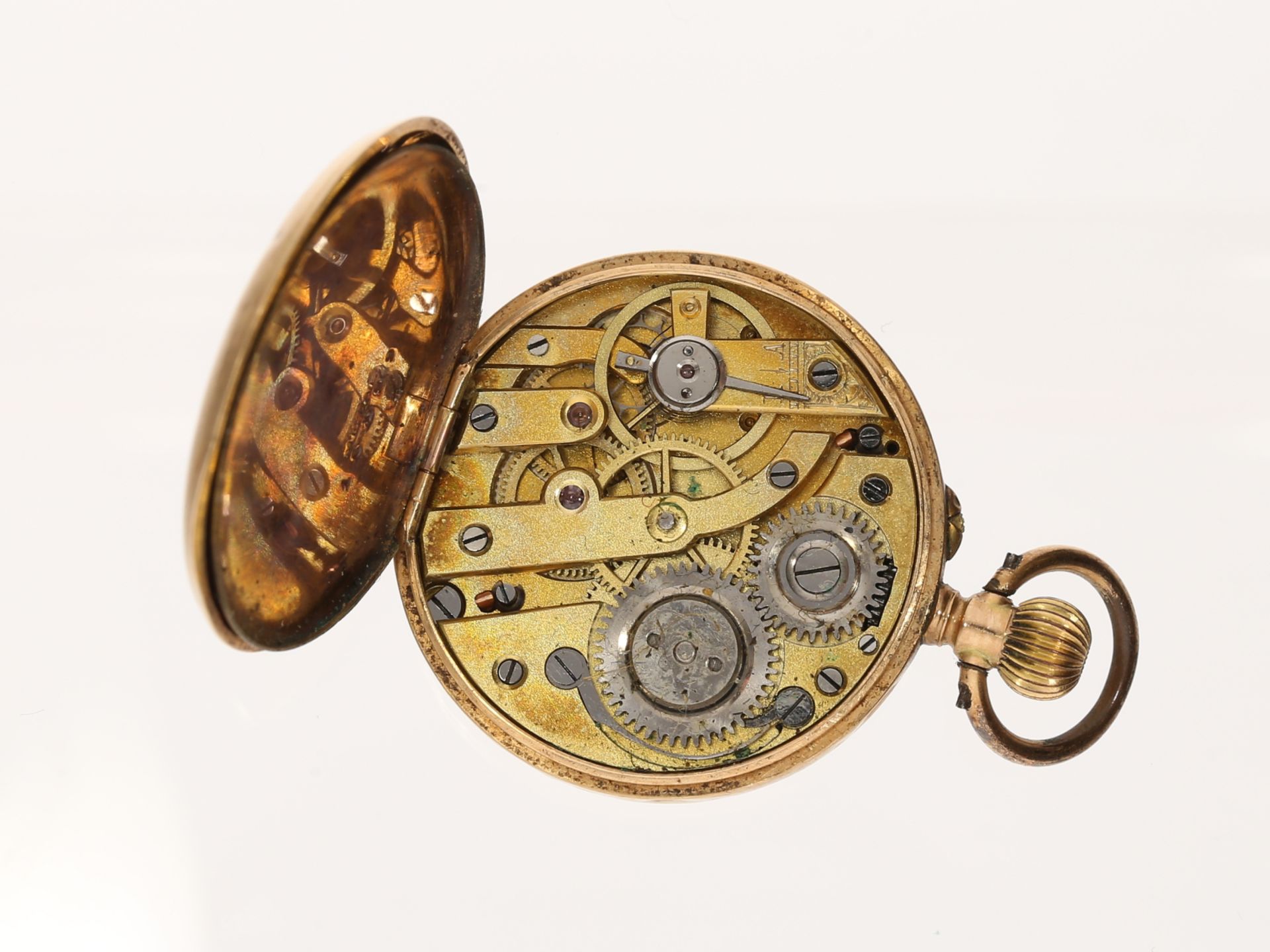 Taschenuhr: goldene Damenuhr um 1900 - Image 3 of 3