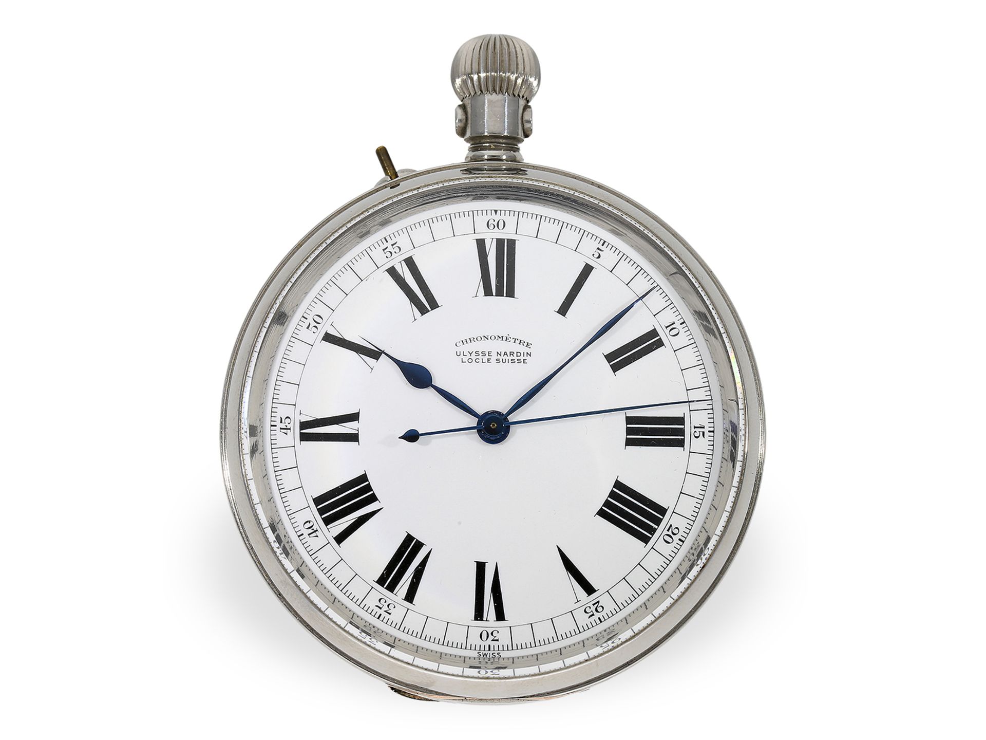 Hervorragend erhaltenes, nahezu neuwertiges Beobachtungschronometer, Ulysse Nardin für das englische - Bild 2 aus 7