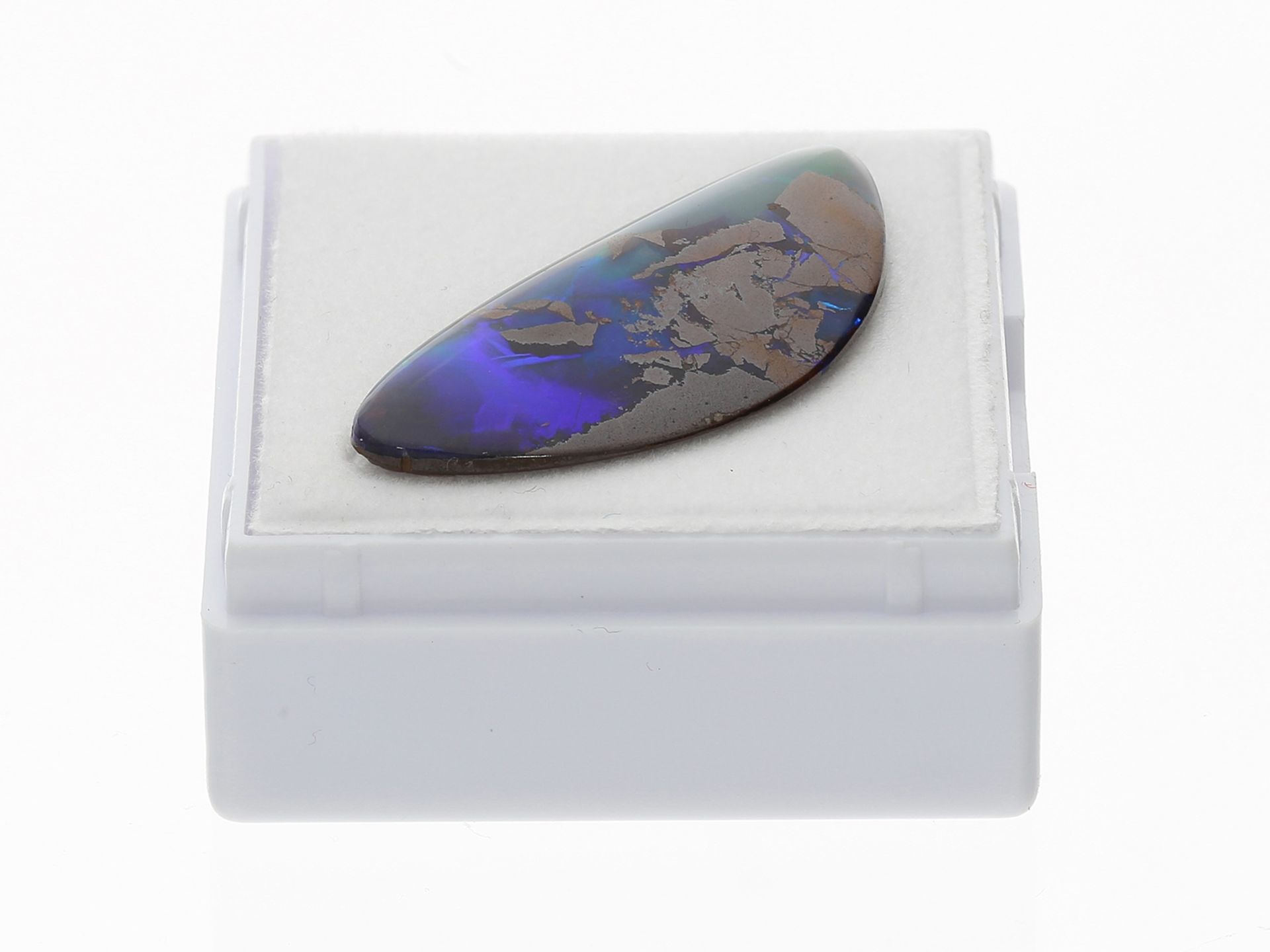 Natürlicher, Black-Opal aus Äthiopien ca. 12,5ct - Bild 2 aus 2
