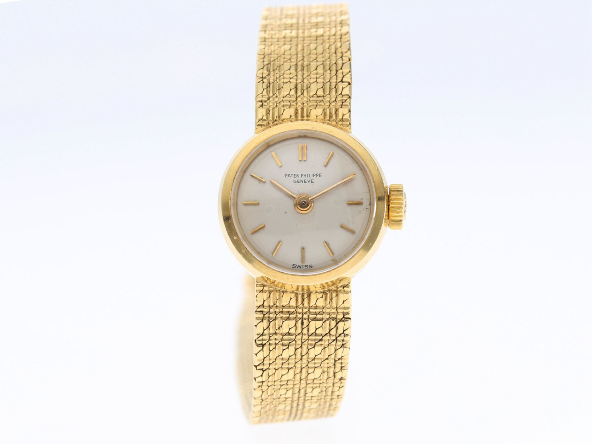 Armbanduhr: hochwertige goldene vintage Patek Philippe Damenuhr, Ref.3266/75, ca.1975 - Bild 5 aus 6