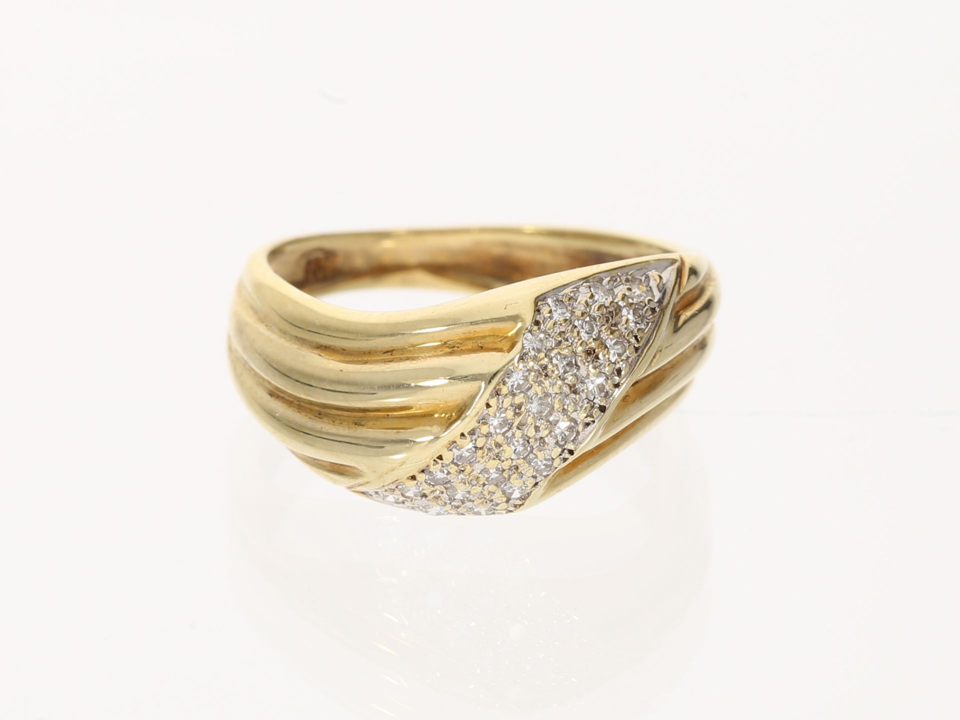 Ring: Diamant-Goldring - Image 2 of 2